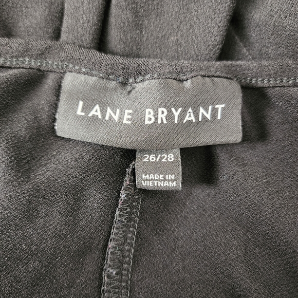 Lane Bryant Balck Sleeveless Wrap Dress Size 26/28 - Picture 7 of 8